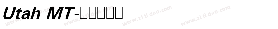 Utah MT字体转换